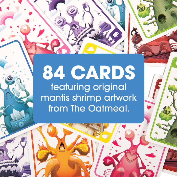Mantis cards: 84 cards with mantis-shrimp artwork by The Oatmeal