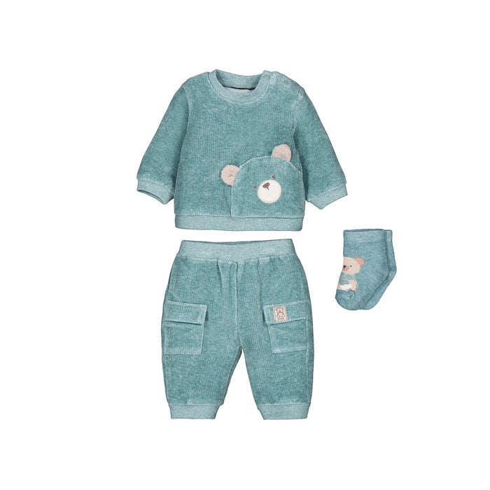 Mayoral 3pc Tracksuit - Mineral-2669-031 2-4M-Pumpkin Pie Kids Canada