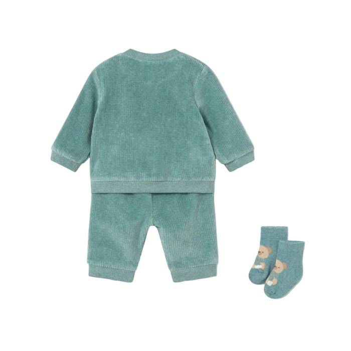 Mayoral 3pc Tracksuit - Mineral-2669-031 2-4M-Pumpkin Pie Kids Canada