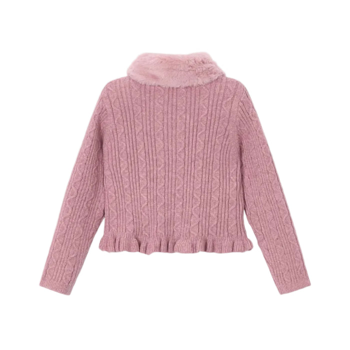 Mayoral Cardigan - Quartz-4324-049 2-Pumpkin Pie Kids Canada