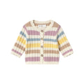 Mayoral Cardigan - Stripe-2301-080 2-4M-Pumpkin Pie Kids Canada