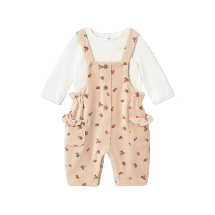 Mayoral Overall Set - Oat-2673-064 2-4M-Pumpkin Pie Kids Canada