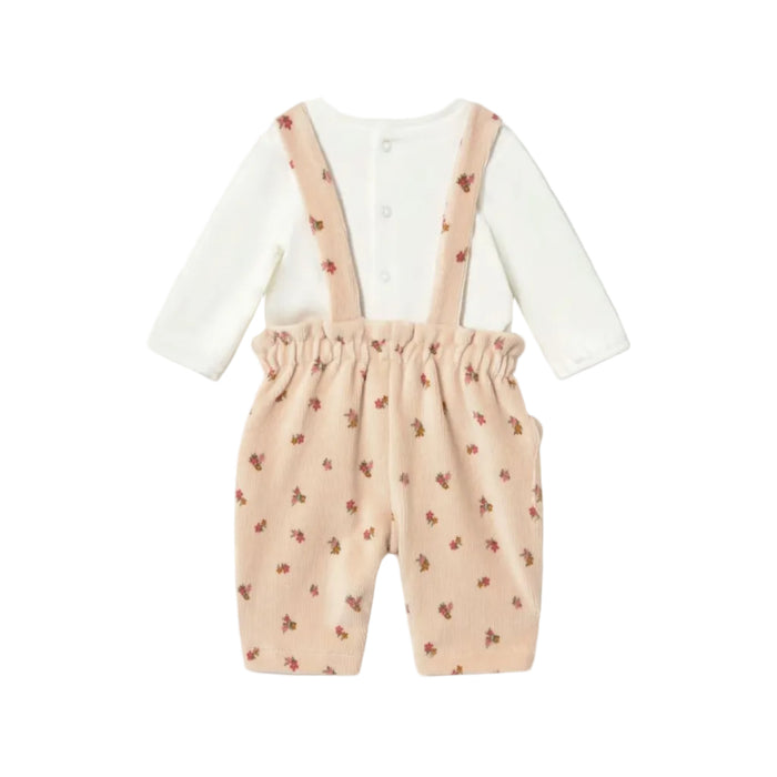 Mayoral Overall Set - Oat-2673-064 2-4M-Pumpkin Pie Kids Canada