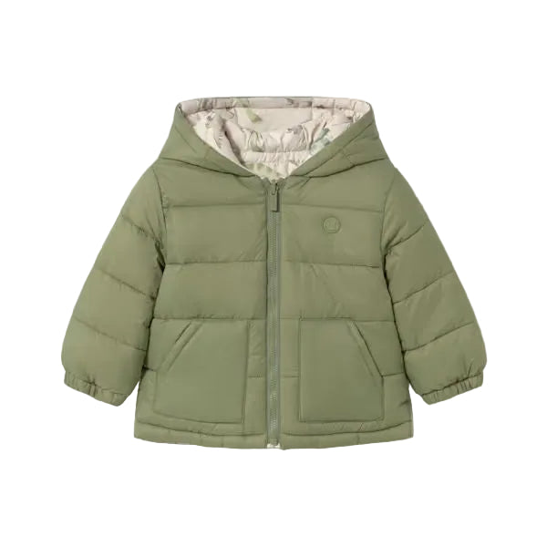 Mayoral Reversible Soft Puffer Jacket - Bayleaf-2421-022 9M-Pumpkin Pie Kids Canada