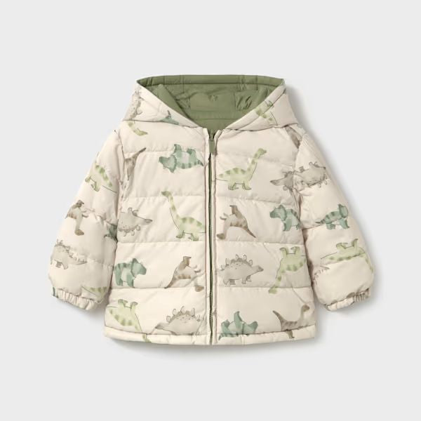 Mayoral Reversible Soft Puffer Jacket - Bayleaf-2421-022 9M-Pumpkin Pie Kids Canada