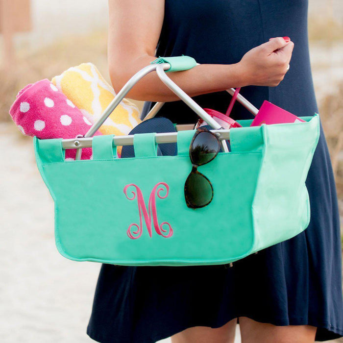 Mint Market Tote - Personalized-Bag-Viv&Lou-Top Notch Gift Shop