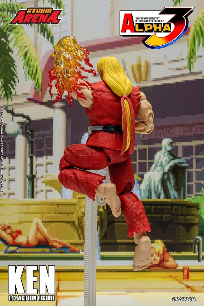 【MT】Storm Collectibles Street Fighter Alpha 3 Ken Masters 1/12 Anime Figures