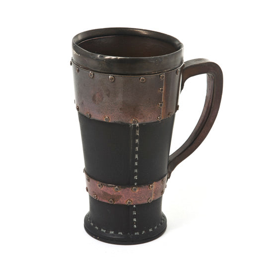 Mug, Lambeth, Hammered Copper Leatherwear