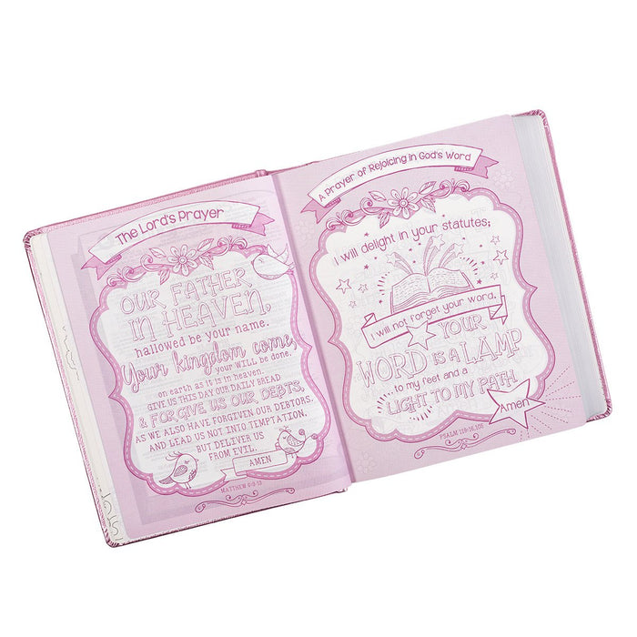My Creative Bible for Girls, Journaling Bible - ESV - Pink LuxLeather Hardcover-Bible-Christian Art Gifts-Top Notch Gift Shop