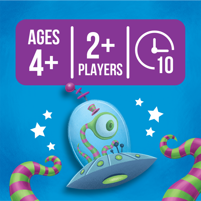 Specs: ages 4+, 2 or more players, about 10 minutes