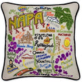 Napa Valley Embroidered CatStudio Pillow-Pillow-CatStudio-Top Notch Gift Shop