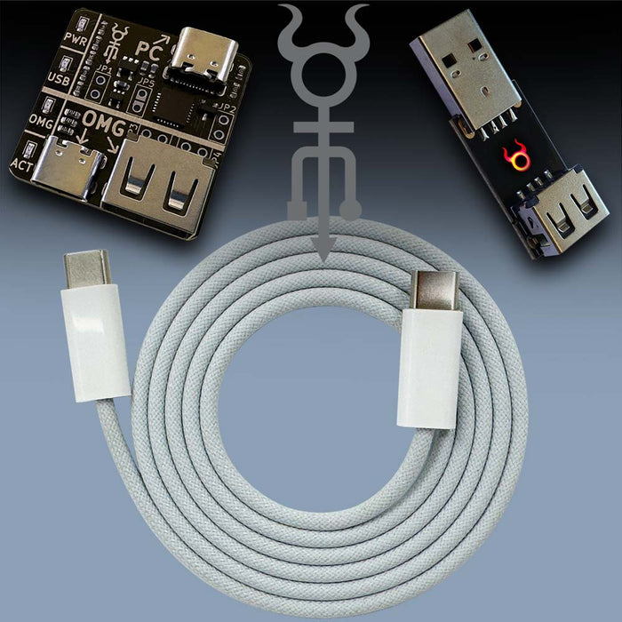 USB-C / USB-C / Woven-White