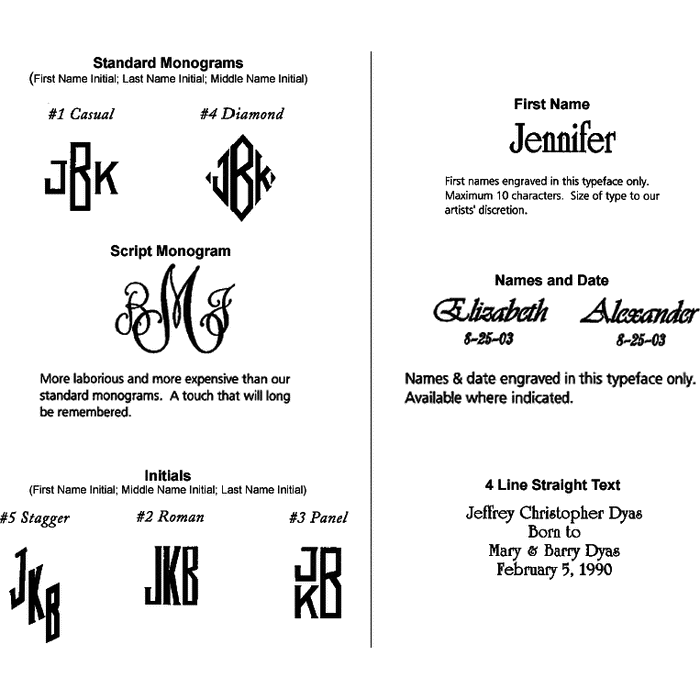 Personalized Exception Crystal Decanter-J Charles-Top Notch Gift Shop