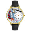 Pharmacist Watch in Gold (Large)-Watch-Whimsical Gifts-Top Notch Gift Shop