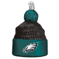 Philadelphia Eagles Hand Blown Glass Beanie Ornament-Ornament-Old World Christmas-Top Notch Gift Shop