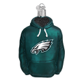 Philadelphia Eagles Hand Blown Glass Hoodie Ornament-Ornament-Old World Christmas-Top Notch Gift Shop