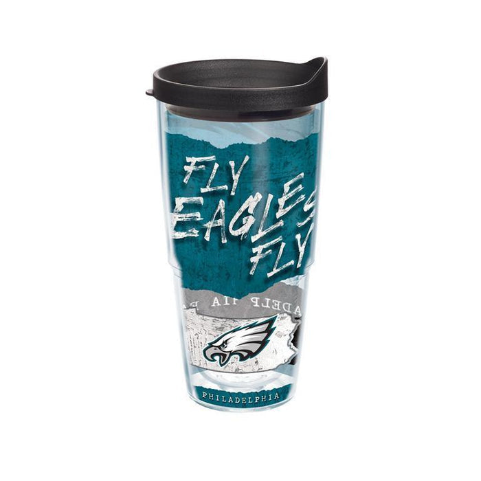 Philadelphia Eagles Statement 24 oz. Tervis Tumbler with Lid - (Set of 2)-Tumbler-Tervis-Top Notch Gift Shop
