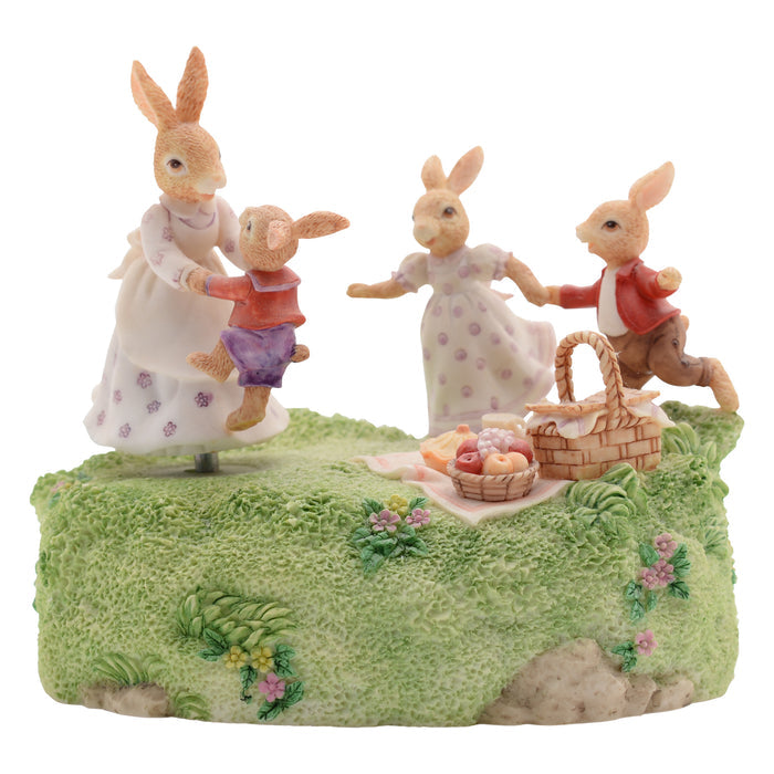 Picnic Time bunnykin music box