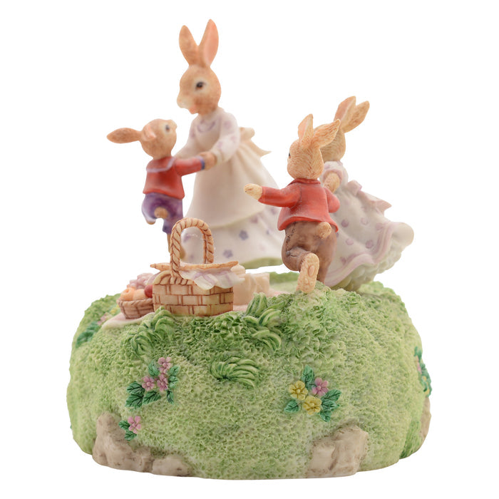 Picnic Time bunnykin music box