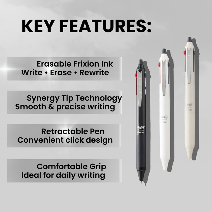 Pilot Frixion Synergy 3 Retractable Ballpoint Pen (LTFS314 Series)