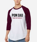 Pom Dad Baseball Style Tee