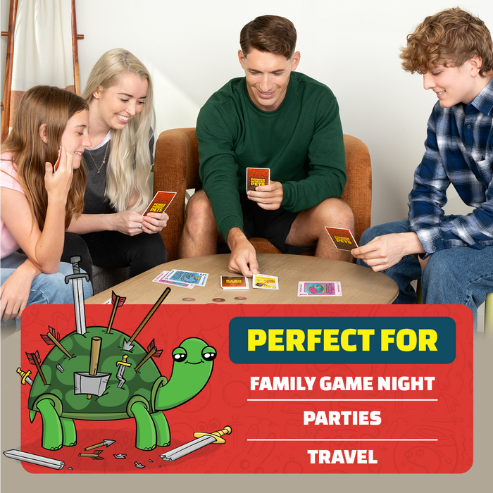 Power Hungry Pets, perfect for family game night, parties, and travel