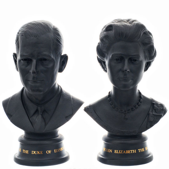 Queen Duke Pair Bust