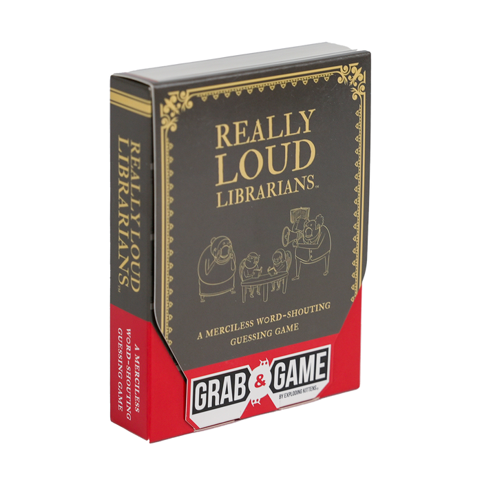 Really Loud Librarians Grab & Game Edition box shown at a three-quarter angle