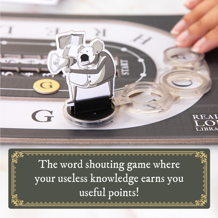 Really Loud Librarians, the word-shouting game where useless knowledge earns points