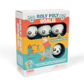 Roly Poly Goalie game box at an angle with squishy roly-poly characters