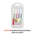 [SG] 275/4-08 / 275/6-08 Stabilo Swing Cool Pastel  (Set of 4/6 colour) [Evergreen Stationery]