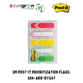 [SG] 3M Post-It Prioritization Flags 684-ARR-RYG47 [Evergreen Stationery]