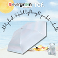 [SG] Adorable Rabbit Plush Umbrella – 5-Fold Lightweight Pocket Umbrella (200g) [Evergreen Stationery]