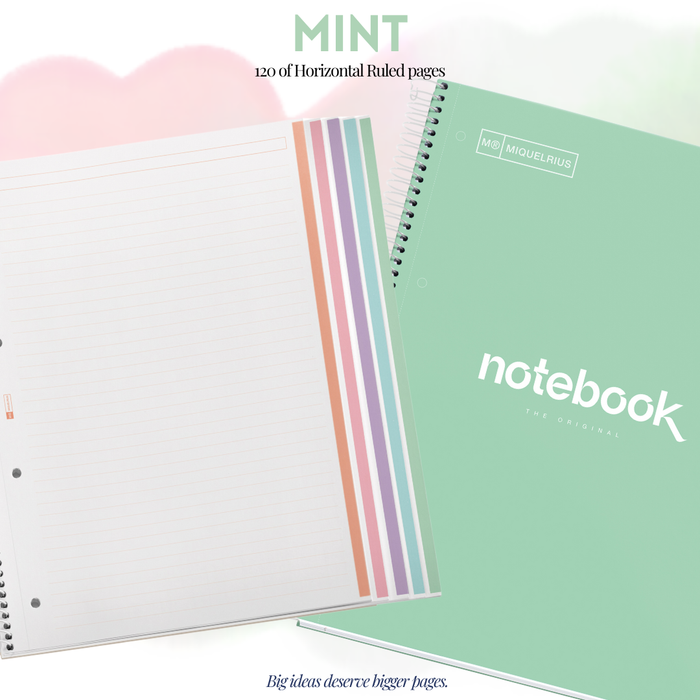 [SG] APLI Emotions A4 Notebook 120 Pages Horizontal – Multi Colours [Evergreen Stationery]