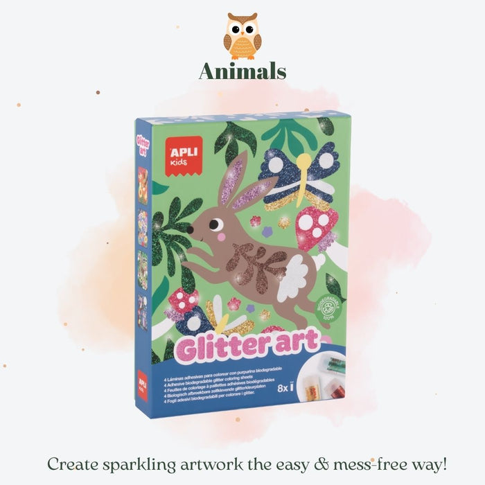 [SG] APLI Kids Glitter Art Craft Set | 2 Designs [Evergreen Stationery]