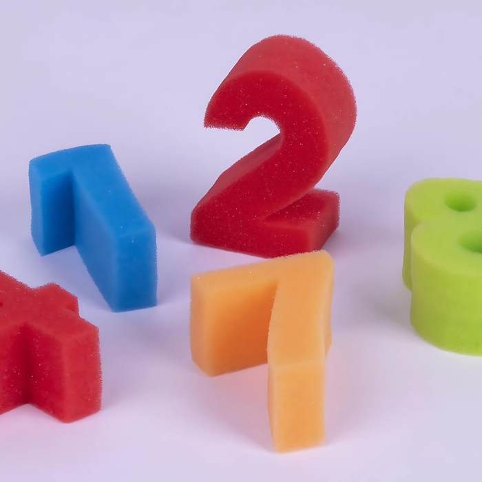 [SG] APLI Kids Paint & Fun Sponge Stamps 123 – Pack of 10 (Numbers 0–9) [Evergreen Stationery]