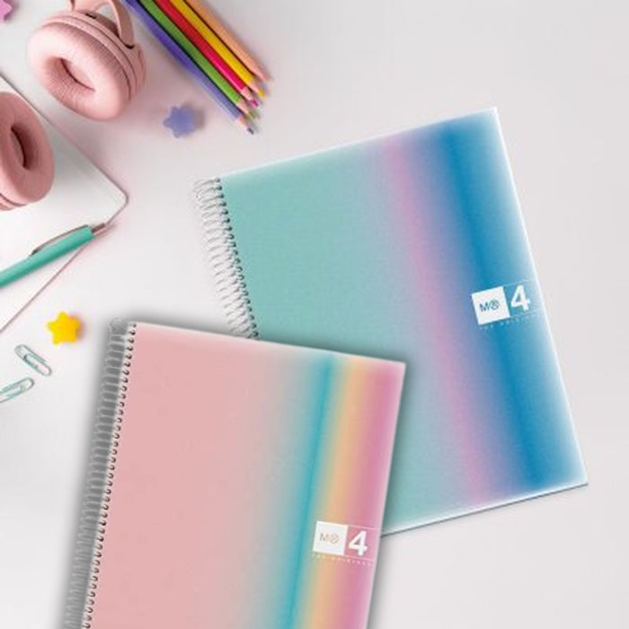 [SG] APLI MIQUELRIUS A4 Spiral Bound Notebook | Aurora Series [Evergreen Stationery]
