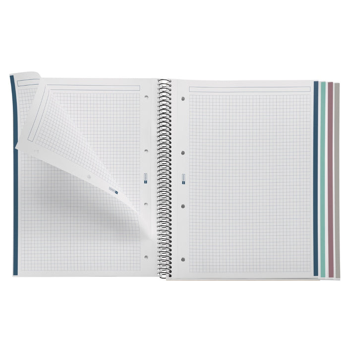 [SG] Apli Miquelrius Ecogrey Notebook A4 | A5 | Lined | Squared [Evergreen Stationery]