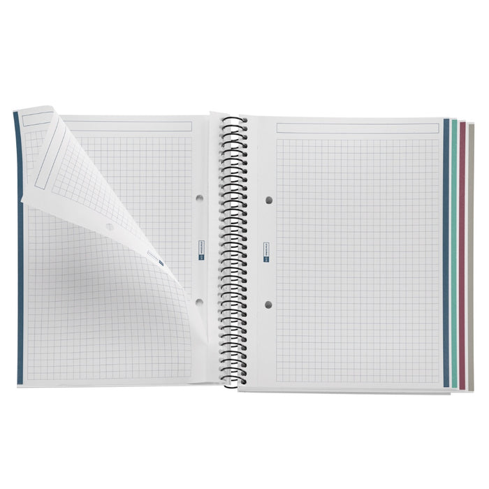 [SG] Apli Miquelrius Ecogrey Notebook A4 | A5 | Lined | Squared [Evergreen Stationery]