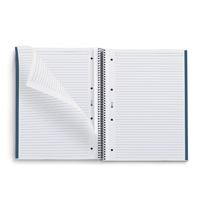 [SG] Apli Miquelrius Econavy Notebook A4 Lined [Evergreen Stationery]