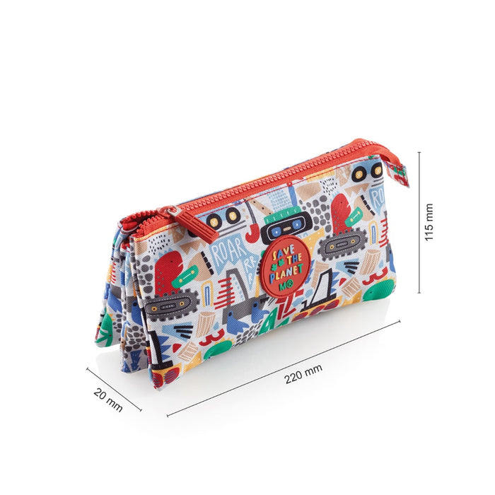 [SG] Apli Miquelrius Roar Backpack | Pencil holder [Evergreen Stationery]
