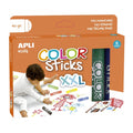 [SG] Apli Solid Poster Paint Color Sticks XXL 40g 6pcs [Evergreen Stationery]