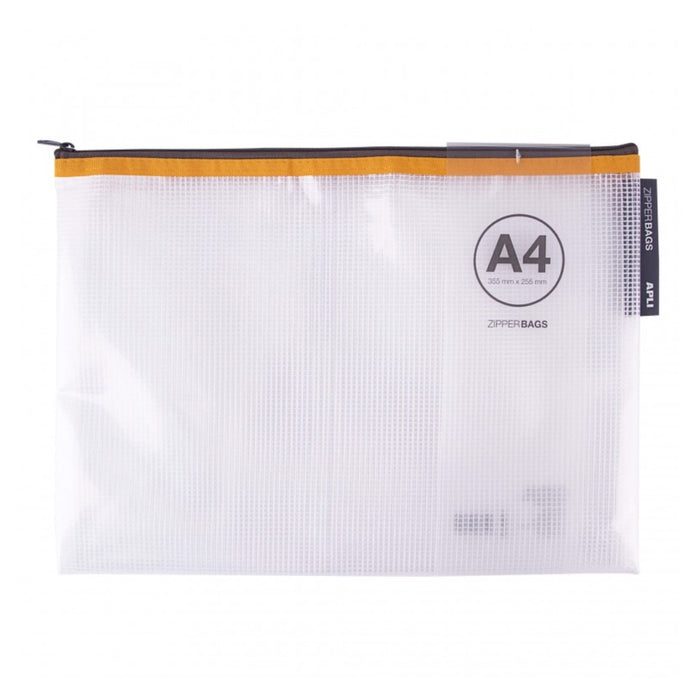 [SG] Apli Zipper Bag A4 [Evergreen Stationery]