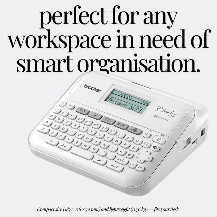 [SG] Brother P-Touch PT-D410 Advanced Label Maker [Evergreen Stationery]