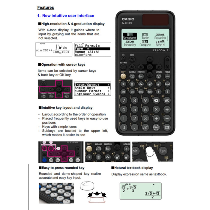 [SG] Casio FX-991CW Scientific Calculator [Evergreen Stationery]