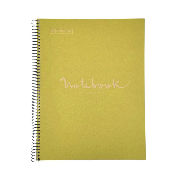 [SG] ECO MIQUELRIUS 6090 Emotions Notebook A4 (SQUARED & LINED, 80 sheets) [Evergreen Stationery]