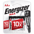 [SG] Energizer - Size Aa - Max (4/Pack) E91bp4 [Evergreen Stationery]