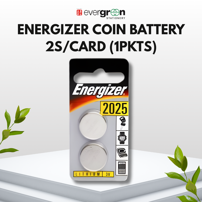 [SG] Energizer Coin Battery 2S/Card [Evergreen Stationery]