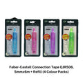 [SG] Faber-Castell Connection Tape QJR506, 5mmx6m + Refill (4 Colour Packs) [Evergreen Stationery]