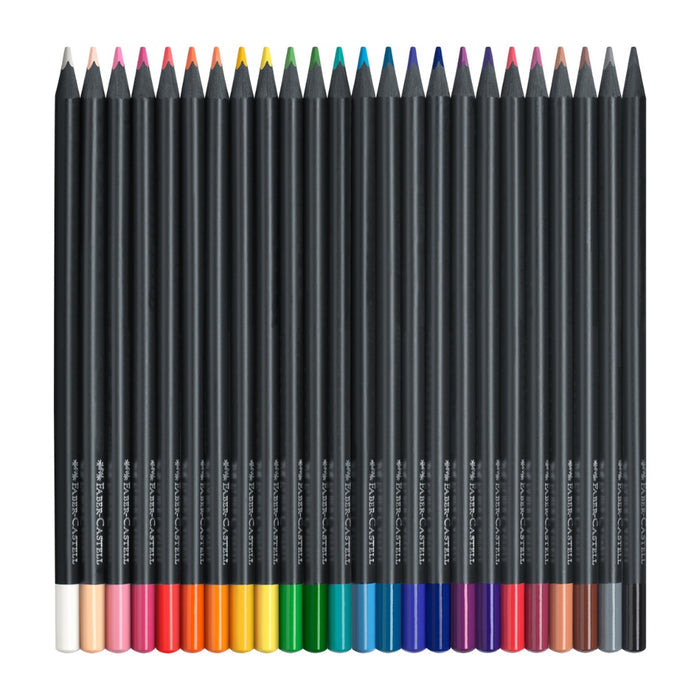 [SG] Faber-Castell PL116424 Col Pcls Black Edition 24L [Evergreen Stationery]